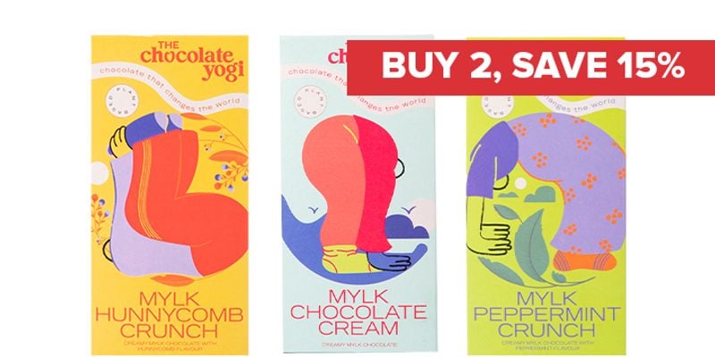 Buy 2 x The Chocolate Yogi Range & Get 15% Off Cover Image
